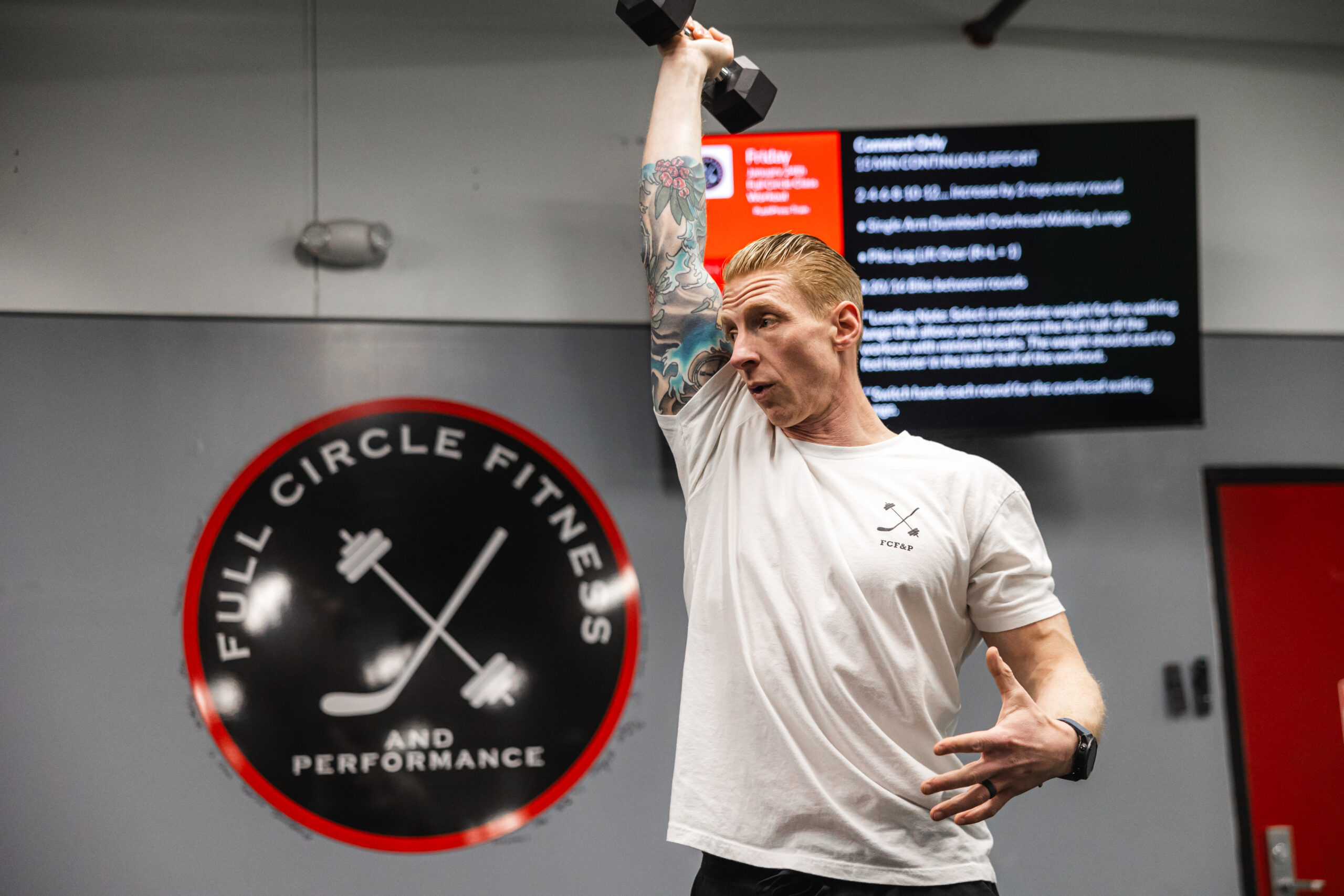Strength training equipment at Full Circle Fitness