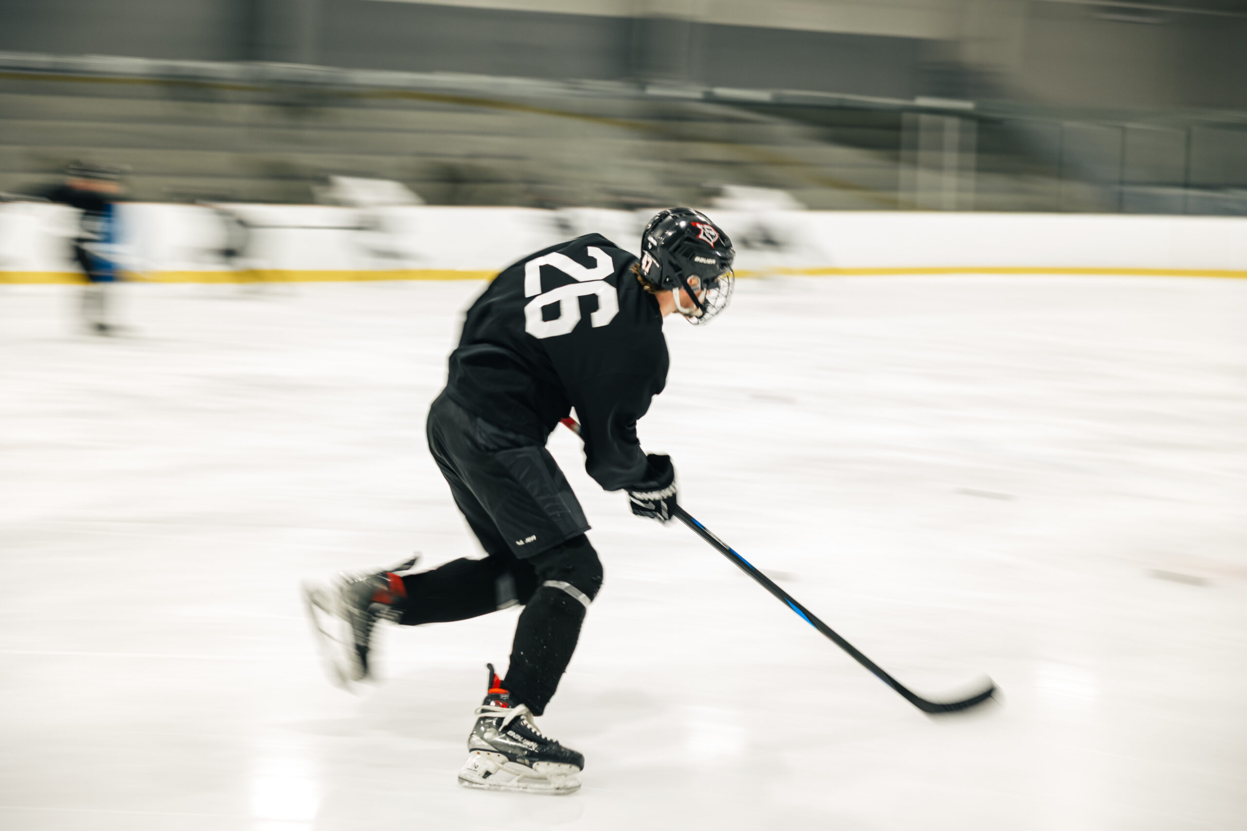 Youth hockey player skating at Full Circle Fitness training program York PA