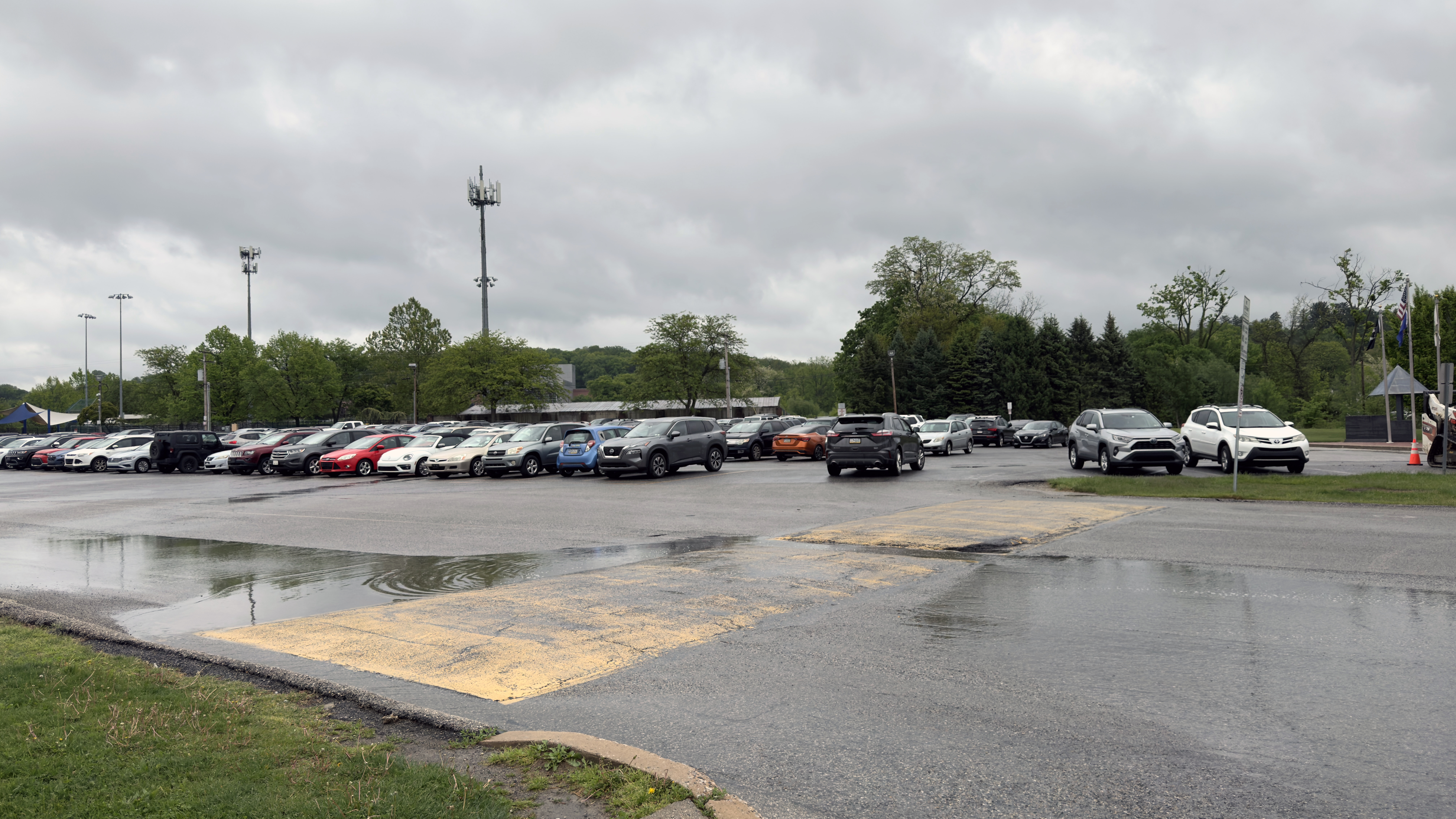 York Ice Arena exterior from parking lot